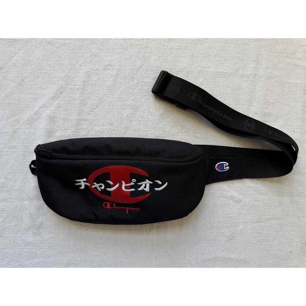 Rare Champion Supercise Olympic Black Fanny Pack
